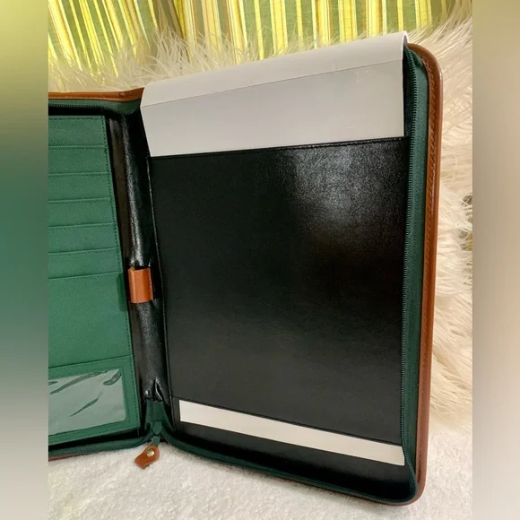 🍀Granite Portfolio/Organizer Binder,Resume MenWomen,Dark Green#GR2🍀